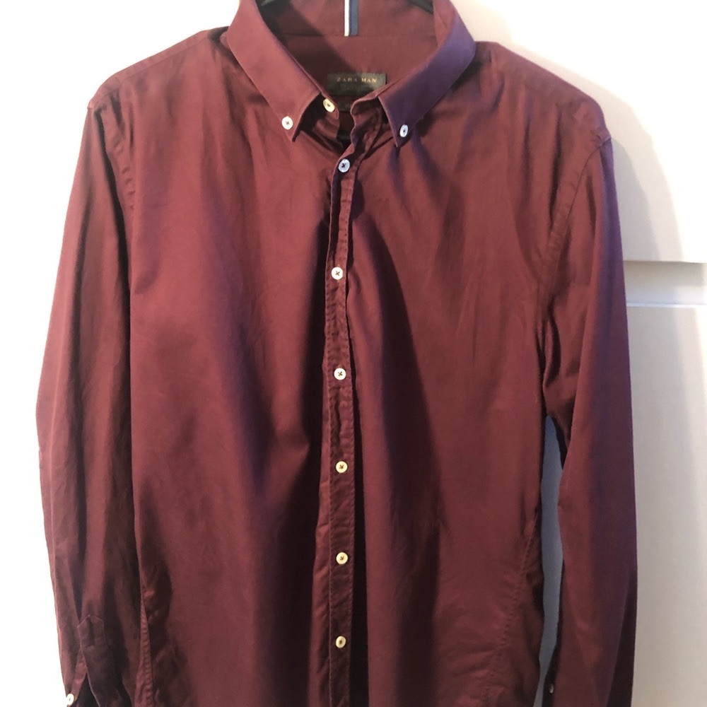 Zara Man Size Large Slim Fit Shirt